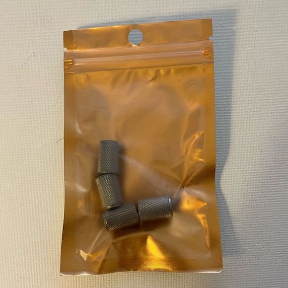 Dodge Logo Valve Stem Caps in Gray set of 4 NWT - Picture 5 of 5